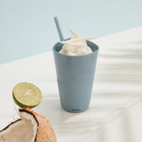 POSH® Brio Double Rock Glass 345ml - Foggy Blue (Set of 2)