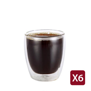 Doppio Rock Double-Wall Glass 9.75oz | 280ml (Set of 6)