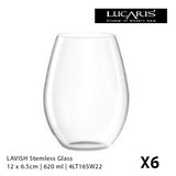 Lavish Stemless Glass 620ml (Set of 6)