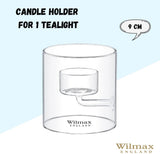 Glass Candle Holder for 1 Tea Light
