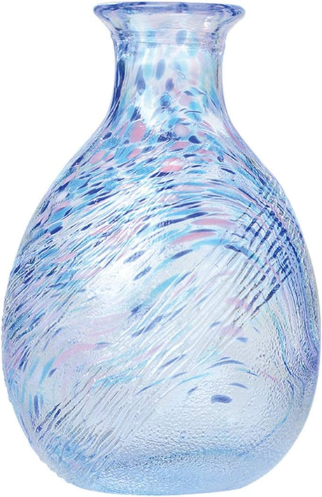 手工製作 250 毫升藍色玻璃瓶及配套清酒杯