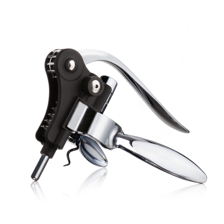 Horizontal Lever Corkscrew - Black