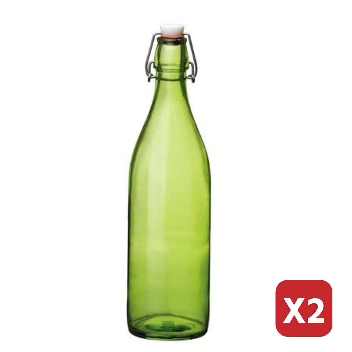 Giara Swing Bottle 1000ml - Green (Set of 2)