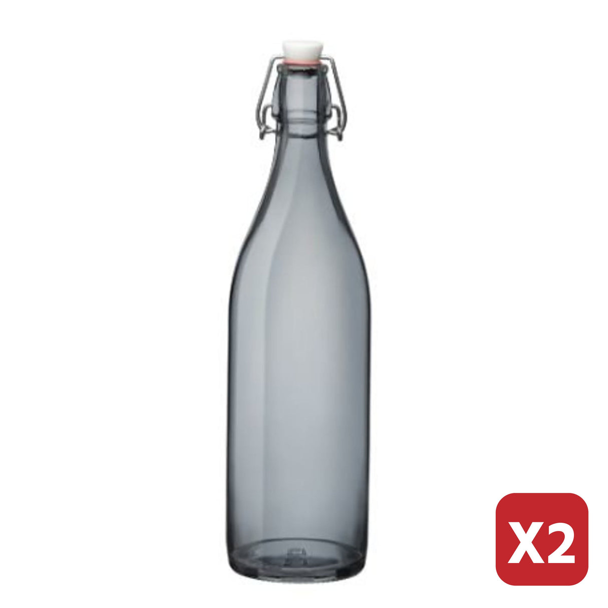 Giara Swing Bottle 1000ml - Grey (Set of 2)