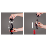 Twister Corkscrew with Bottle Grip - Black