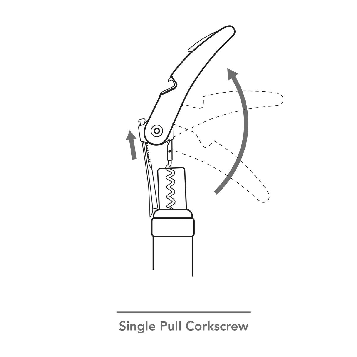 Single Pull Corkscrew