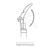 Single Pull Corkscrew