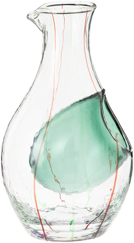 Glass Carafe 300ml - Green