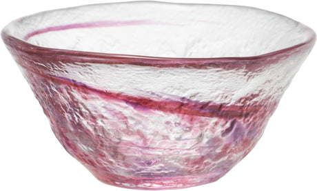 手工製作 270 毫升紅色玻璃瓶及配套清酒杯