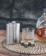 Hip Flask & Funnel - Stainless Steel