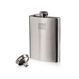 Hip Flask & Funnel - Stainless Steel