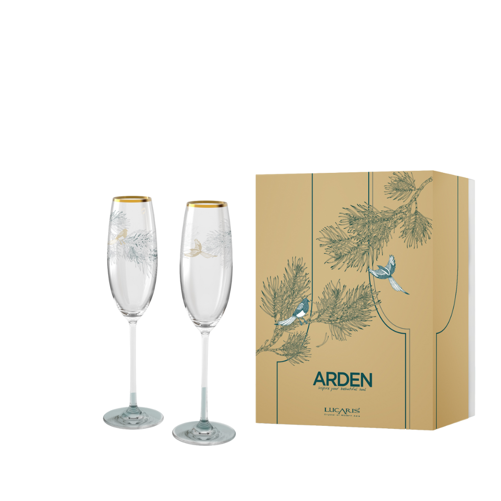 Arden Champagne Gift Set (Set of 2)