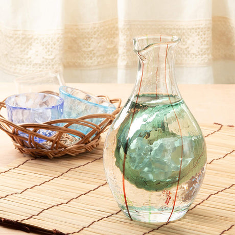 玻璃水瓶 - 綠色 300ML