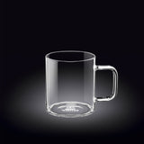 THERMO MUG 11OZ/320ML BOROSILICATE GLASS RIM (6pcs)