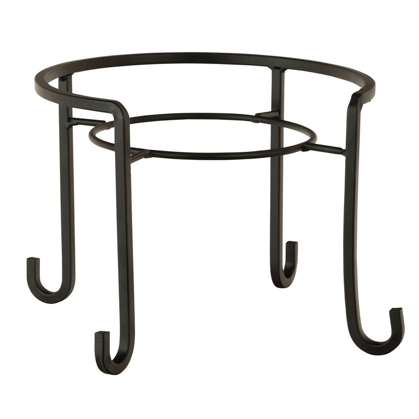 Beverage Dispenser Black Metal Stand