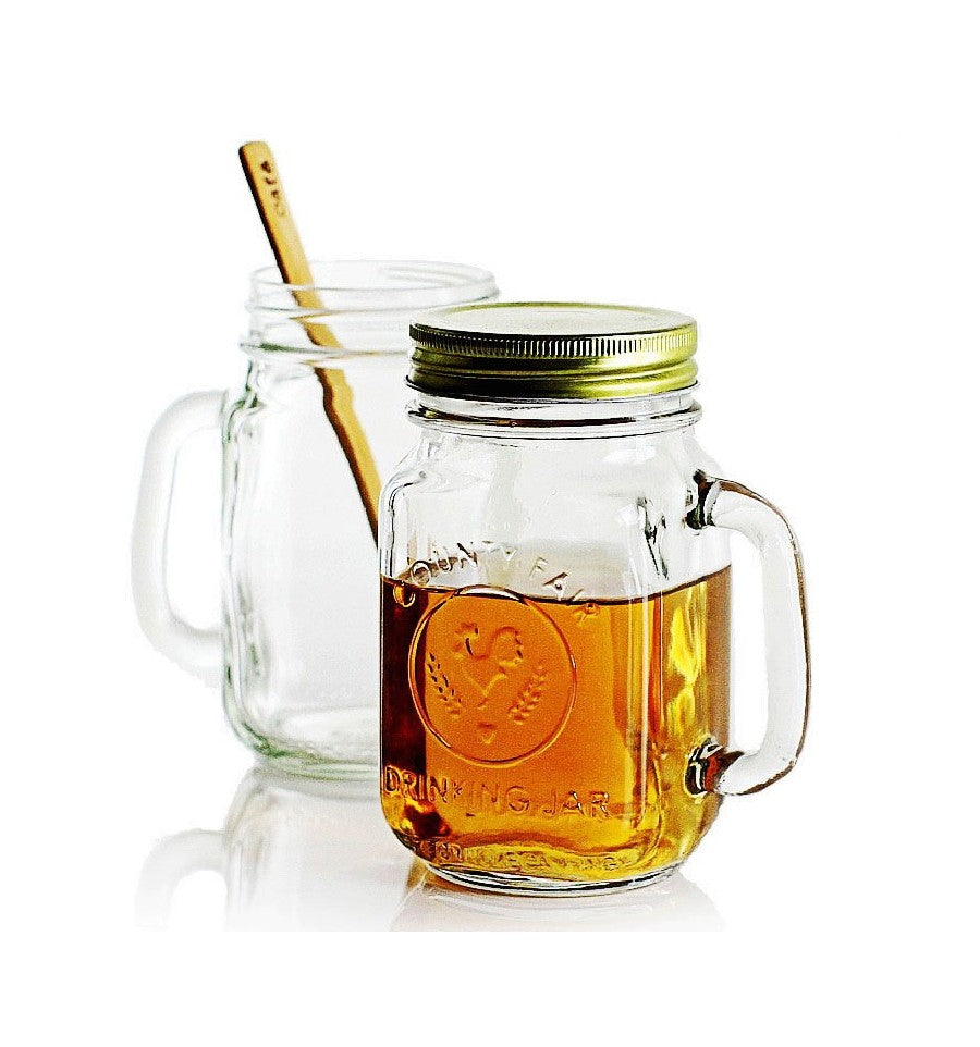 County Fair Drinking Jar 16.5oz | 488ml (Set of 4)