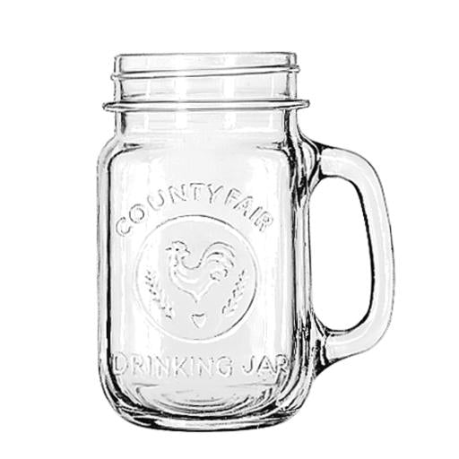 County Fair Drinking Jar 16.5oz | 488ml (Set of 2)