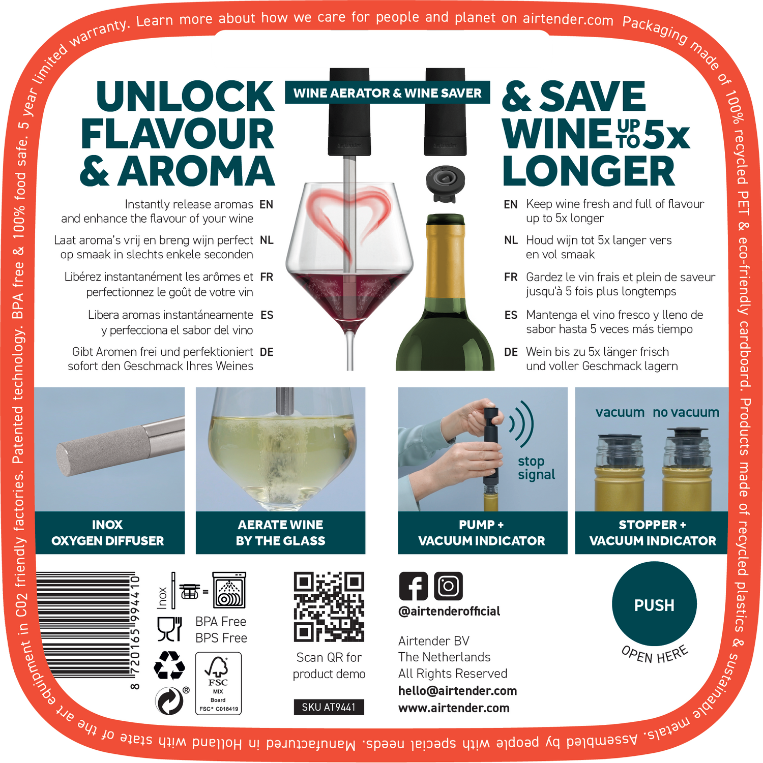 Wine Lovers Blister Pack