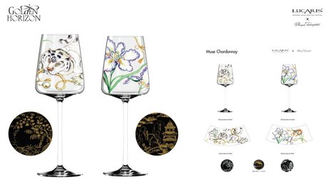 Golden Horizon Muse Chardonnay Opal Tiger And Iris 405ml