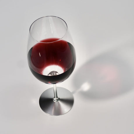 Crystal Spinning Glass Bordeaux 630ml (Silver)