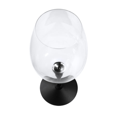 Crystal Spinning Glass Bordeaux 630ml (Black)