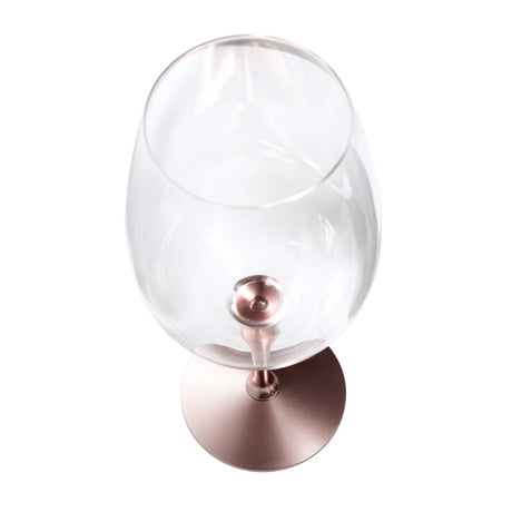 Crystal Spinning Glass Bordeaux 630ml (Rose Gold)