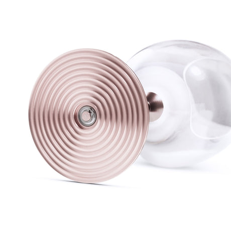 Crystal Spinning Glass Bordeaux 630ml (Rose Gold)