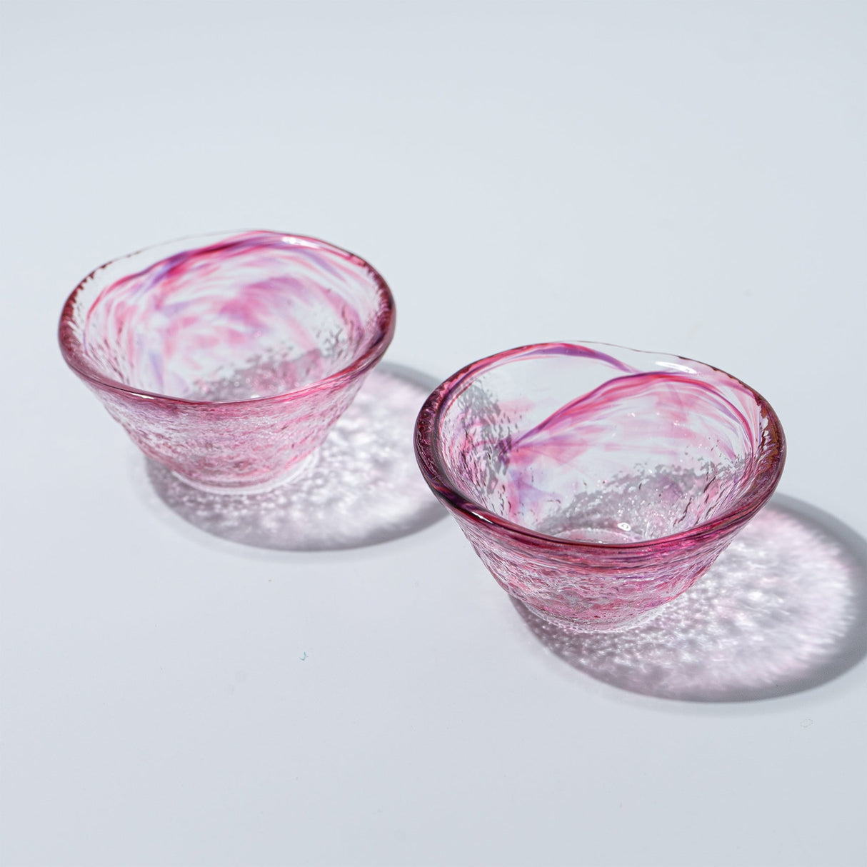 Handmade Sake Cup & Carafe Set - Pink