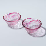 Handmade Sake Cup & Carafe Set - Pink