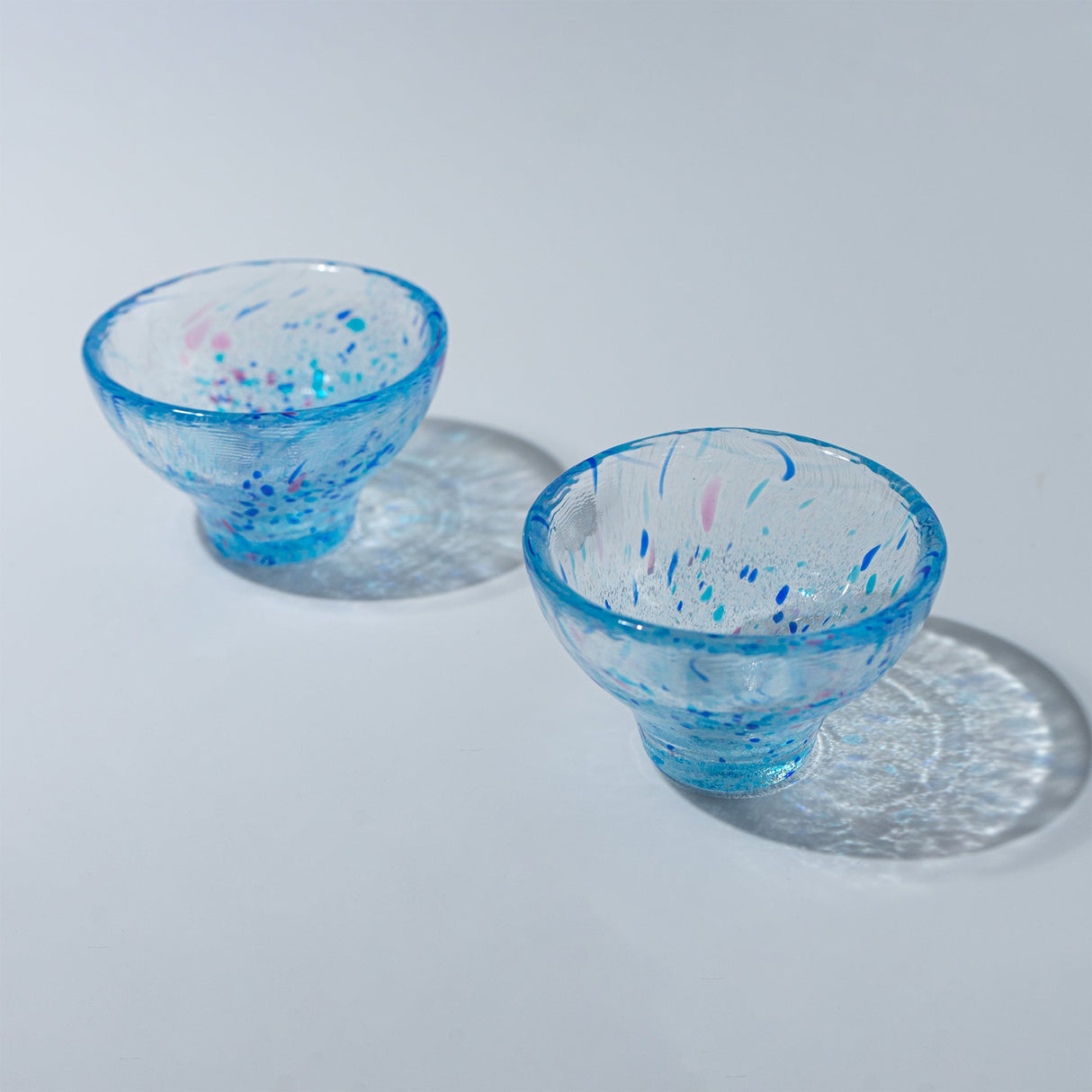 Handmade Sake Cup & Carafe Set - Blue