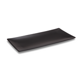 black rectangular serving plate