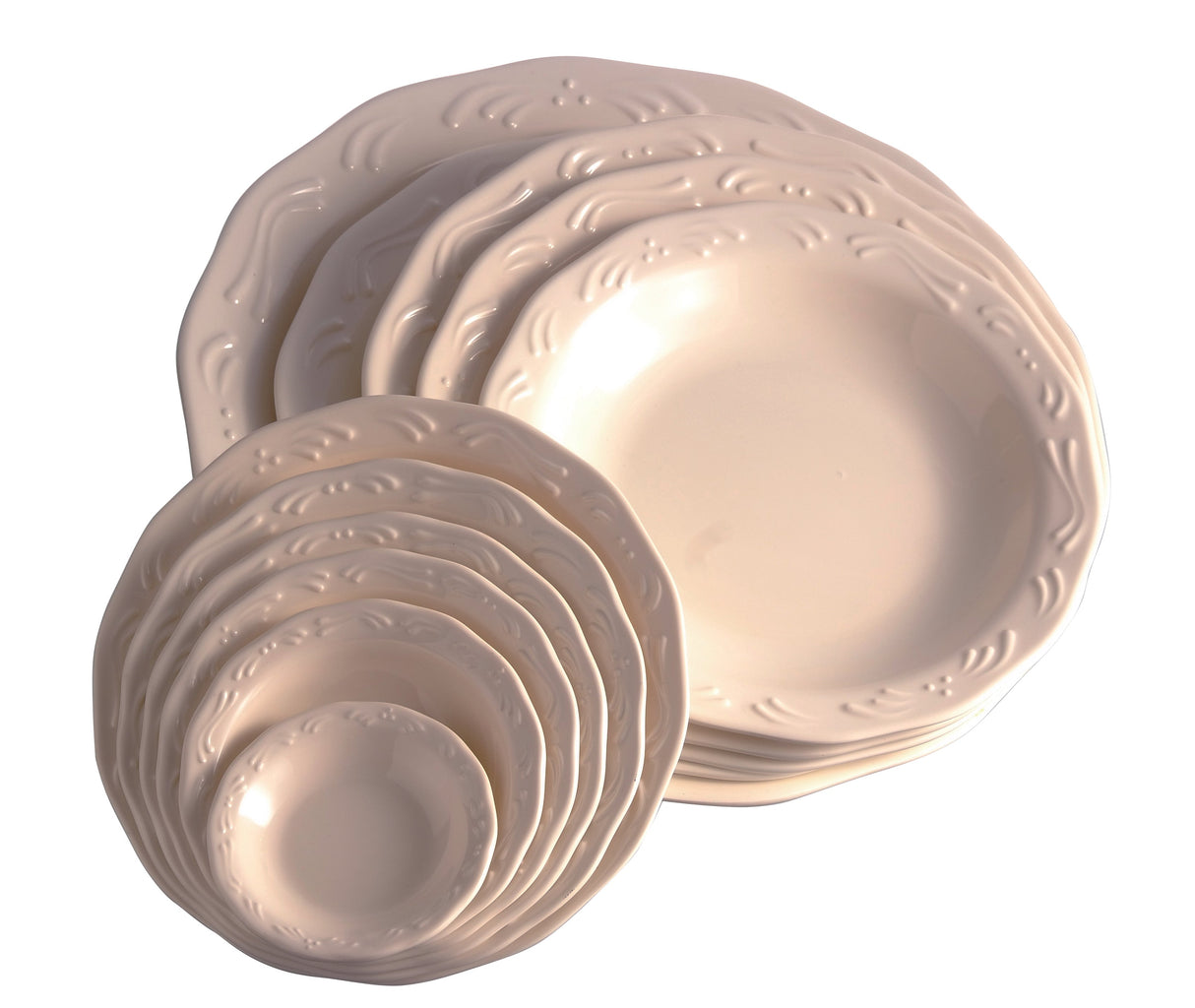 Embo Deep Plate 11" - Ivory