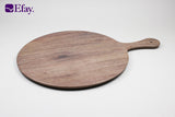 Round Melamine Gourmet Board 17" - Oak