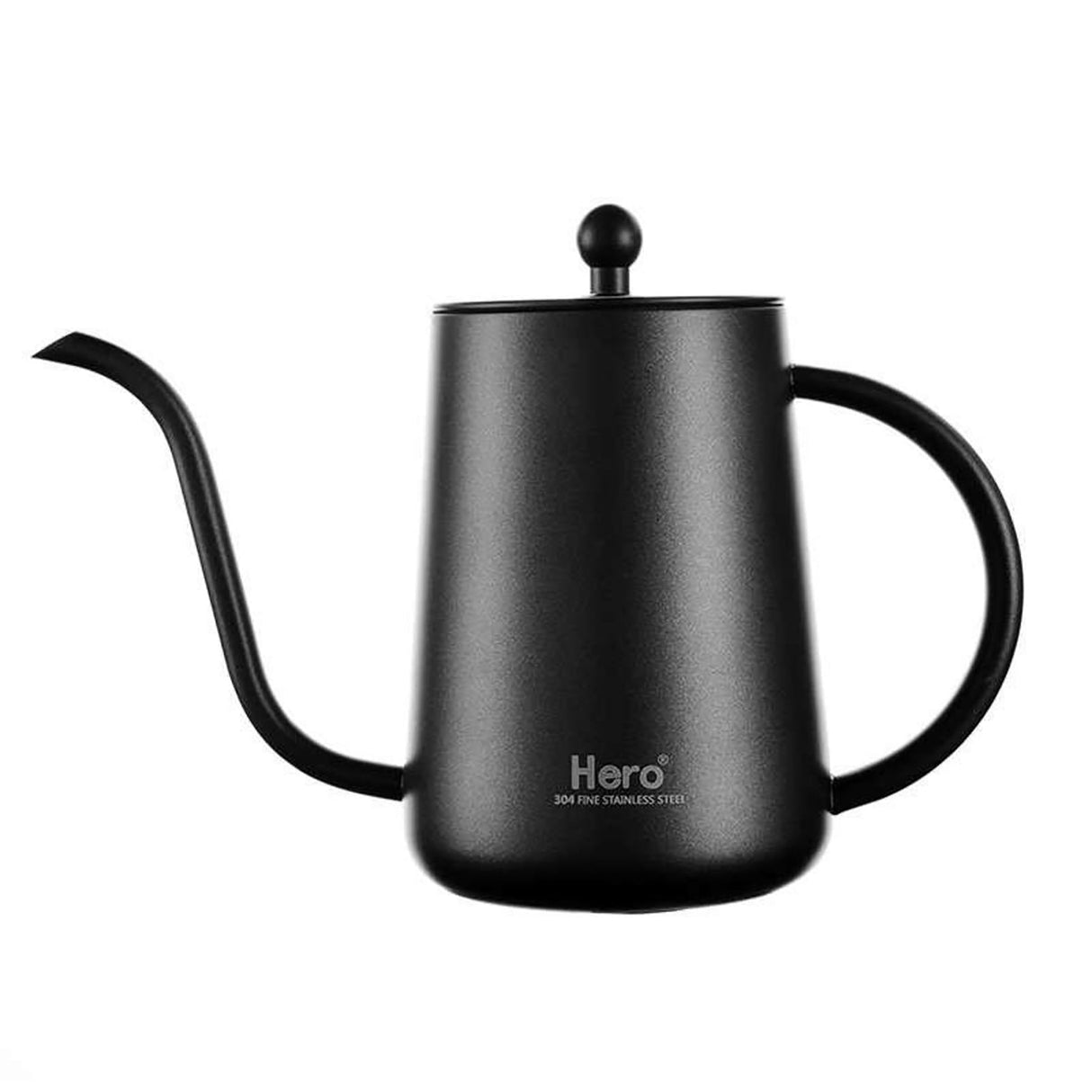 Gooseneck Pour-Over Coffee Tea Kettle 420ml - Black