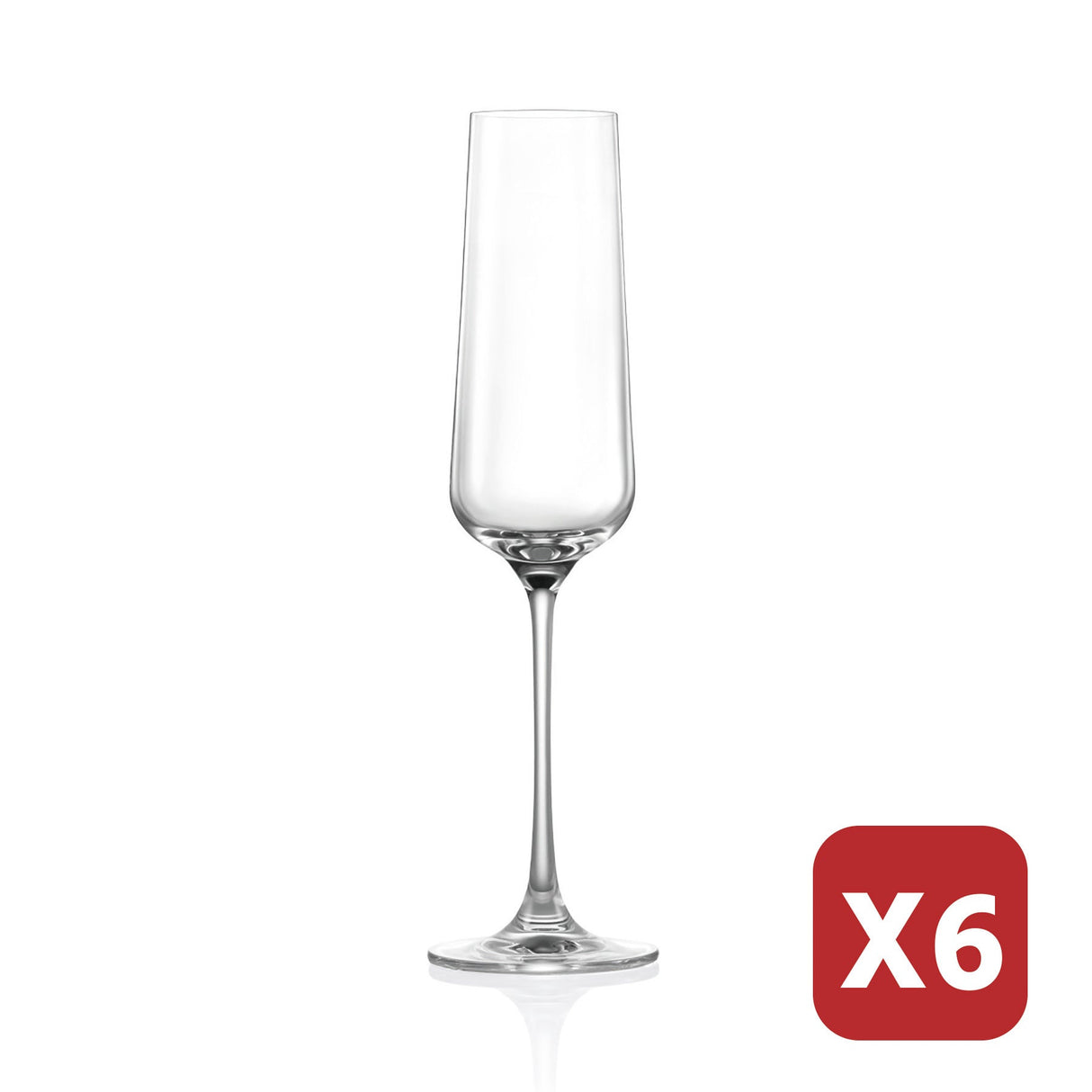 Hong Kong Hip Champagne Glass 270ml (Set of 6)