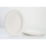 100% Biodegradable Oval Plate 10" [30-Pack]