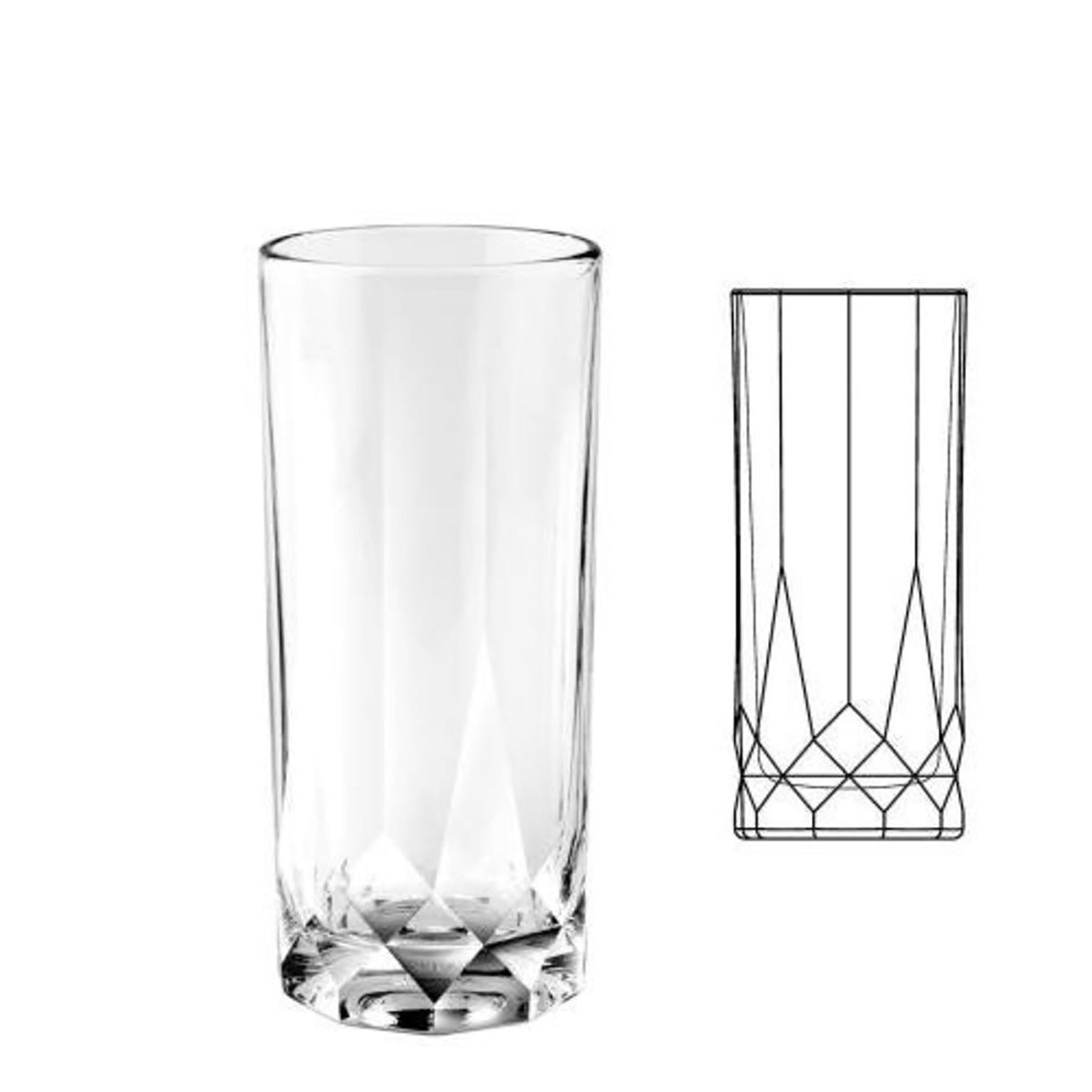 Connexion Long Drink Glass 15oz | 430ml (Set of 6)