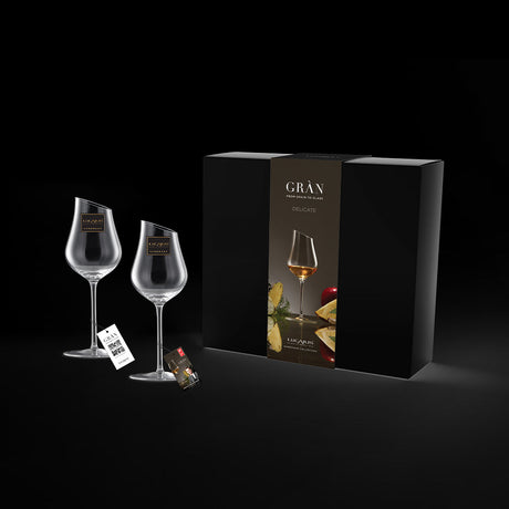 手工威士忌酒杯 - GRAN 精緻玻璃杯（2 件套）