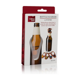 Bottle Marker & Stopper - Leather (Set of 6)