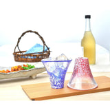 Mount Fuji Blessing Sake Cup 35ml - Pink