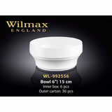 15 CM BOWL - WHITE - WILMAX (6pcs)