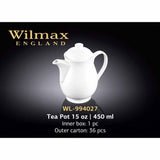 15 OZ TEAPOT - WHITE - WILMAX