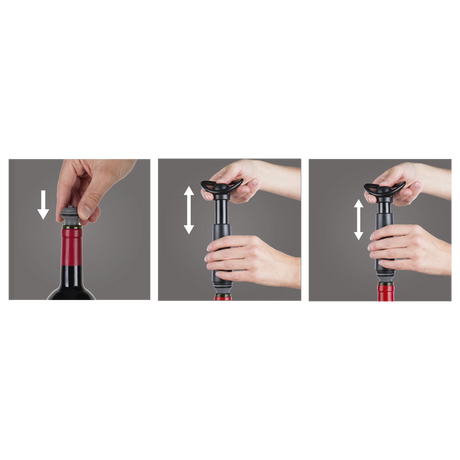 Vacuum Wine Stopper Grey (10 Pcs), Bag