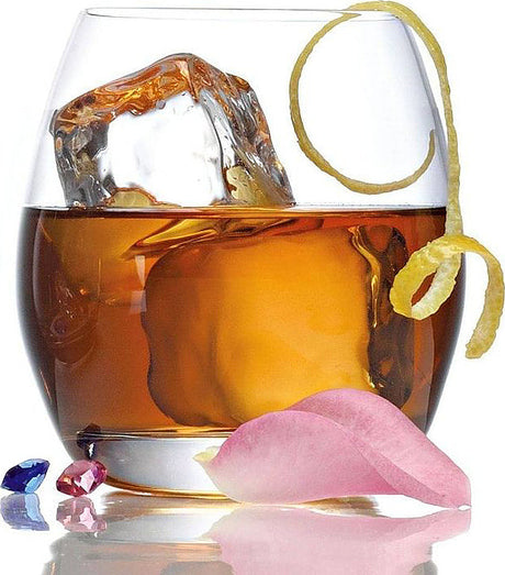 Ametista Whisky Clear 340ml (Set of 6)