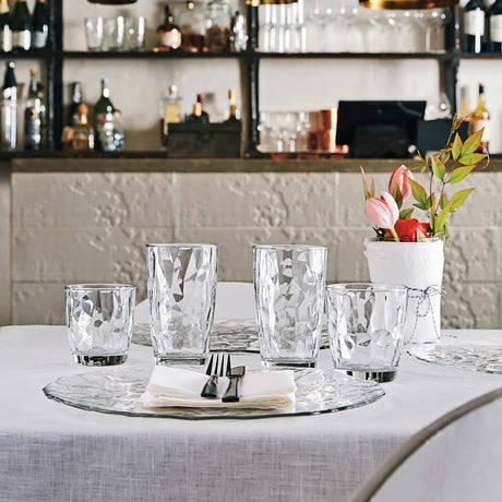 Diamond Tumbler - Purple (Set of 6)