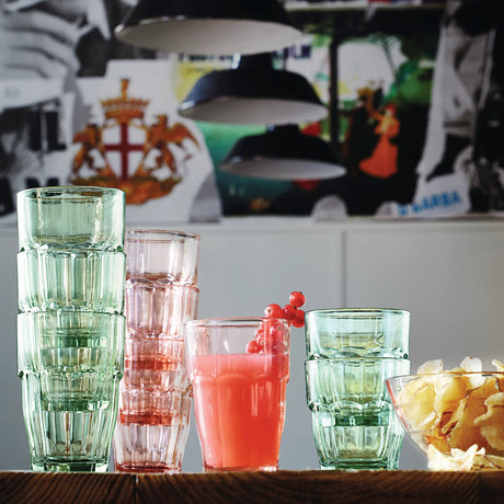 Rock Bar Rocks Tumbler 270ml - Green (Set of 6)