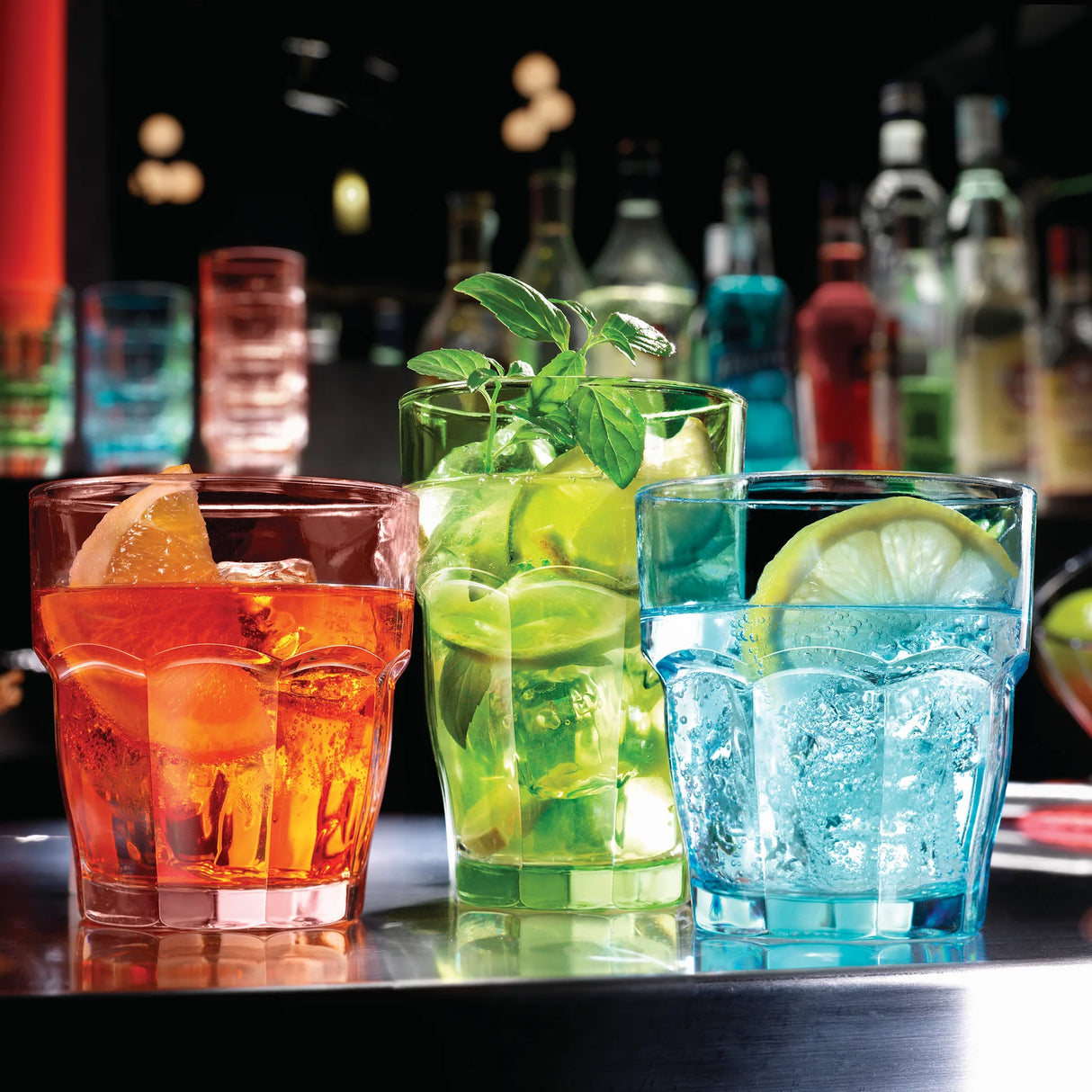Rock Bar Rocks Tumbler 270ml - Peach (Set of 6)