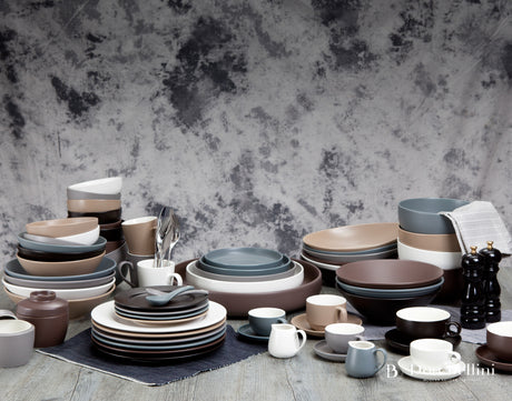 De Terra Small Bowl Set - 4-Piece Set (Black)