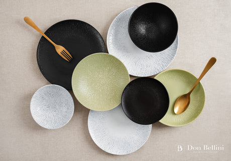 Linea Plate Set - 4-Piece Set (Noir)