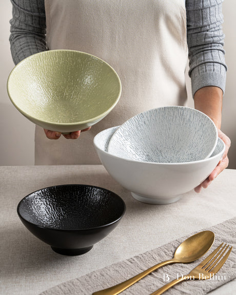 Linea Plate Set - 4-Piece Set (Noir)